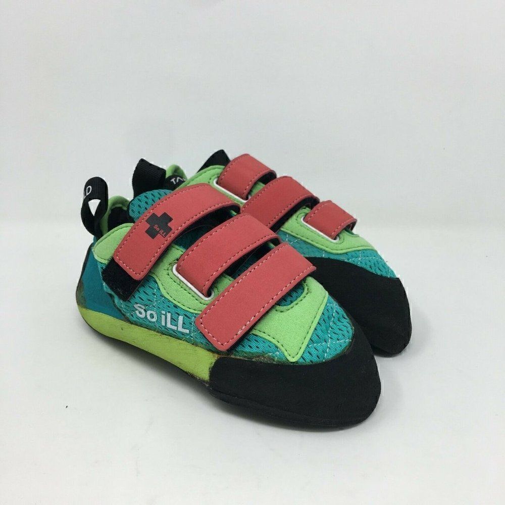So Ill Women's Shoes Multicolor Size 4.5 Runner LV Climbing Downturned Toe Flaw